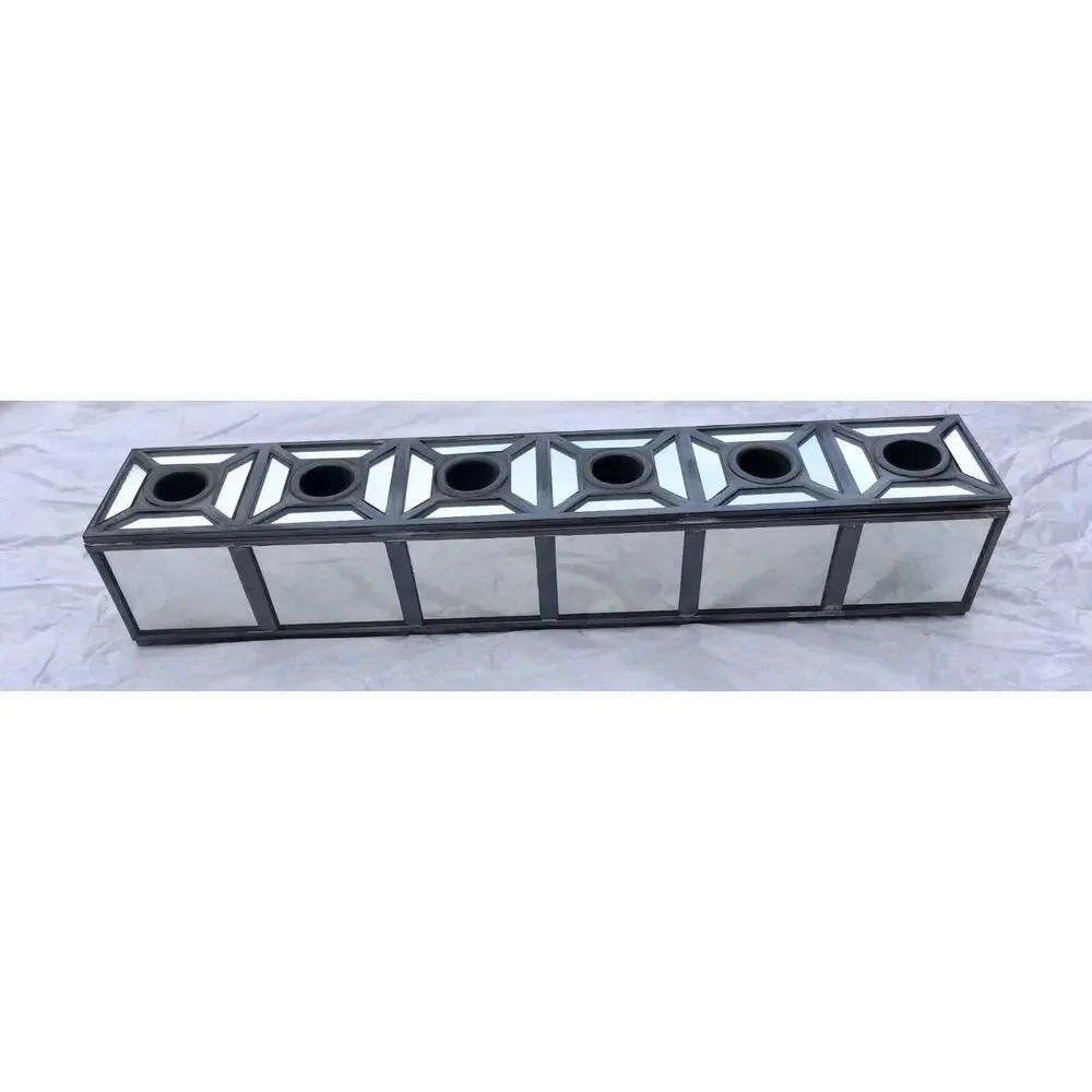 Pier 1 Mirror Glass Votive Taper Candle Holder 15